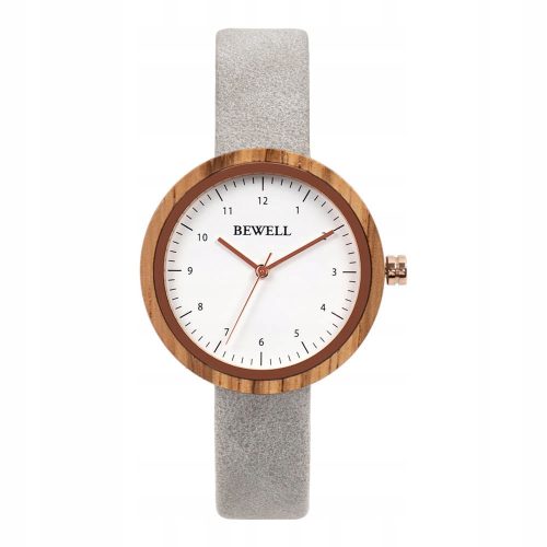  BEWELL ZS-167AL Zebrawood Damen-Holzuhr