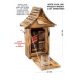  Vogelhaus aus Holz, Alkoholstand