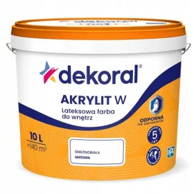  Dekoral Latex-Wandfarbe 10 l, mattweiß