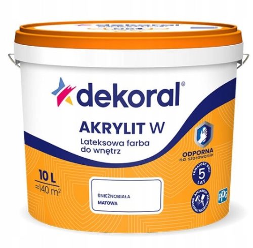  Dekoral Latex-Wandfarbe 10 l, mattweiß