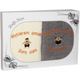  Set Handtücher FRAU EHEMANN Hochzeitsgeschenk Stickerei