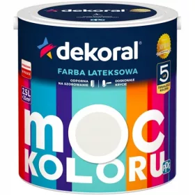  Dekoral Latex-Wandfarbe 5 l, zartes mattes Pergament