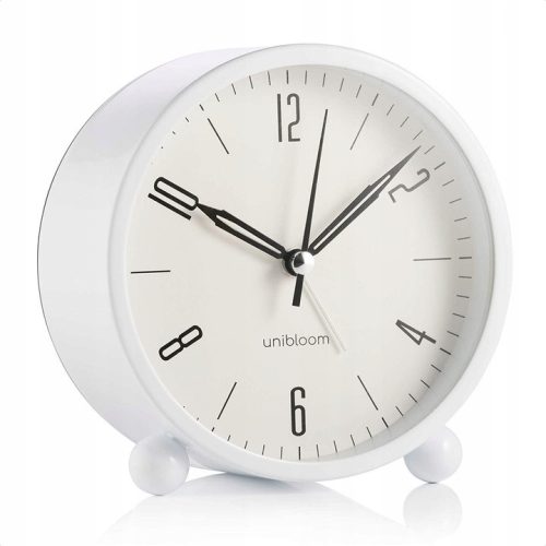 Uhr für zu Hause Unibloom Wecker, weiß, 11,6 cm