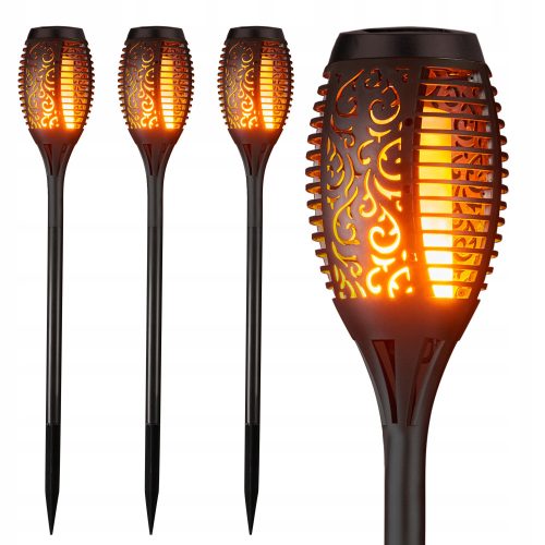  Masterled Solarlampe, schwarz, 51 cm, 4 Stk.