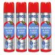  Bros Muchospray gegen Fliegen und Mücken, 4 x 400 ml