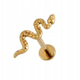  Titangoldenes Schlangen-Labret – HELIX LOBE CONCH 1,2/8