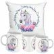 SET KISSENBECHER GESCHENK PFERDENAME