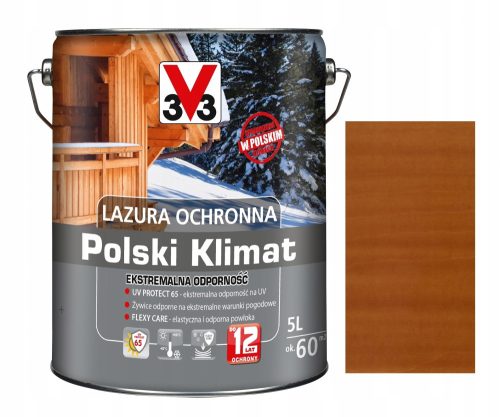 Beizlack V33 5 l, Goldeiche seidenmatt