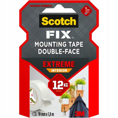 Scotch doppelseitiges Klebeband 19 mm x 1,8 m