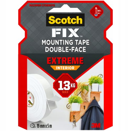  Scotch doppelseitiges Klebeband 19 mm x 5 m