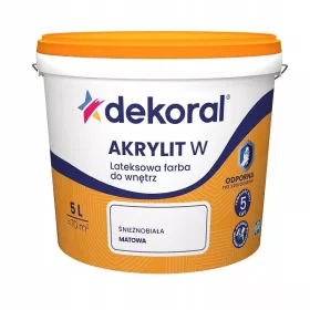  Dekoral Latex-Wandfarbe 5 l Schneeweiß matt