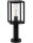  Rechteckiger Lichtmast SuperLED E27 50 cm schwarz