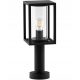  Rechteckiger Lichtmast SuperLED E27 50 cm schwarz