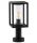  Rechteckiger Lichtmast SuperLED E27 35 cm schwarz