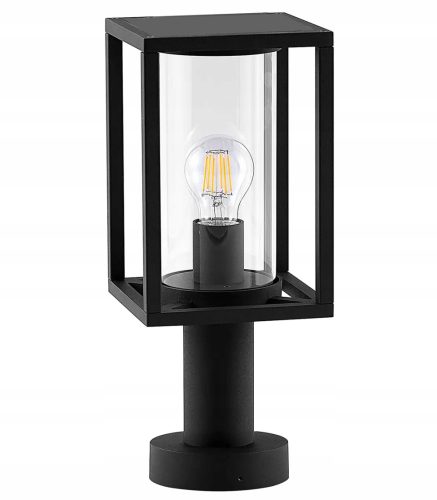  Rechteckiger Lichtmast SuperLED E27 35 cm schwarz