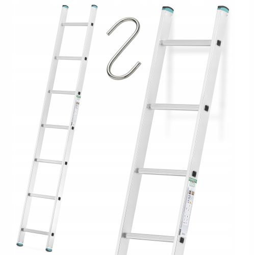 Höhere Leiter 3,3 m Aluminium 1 x 7 bis 150 kg