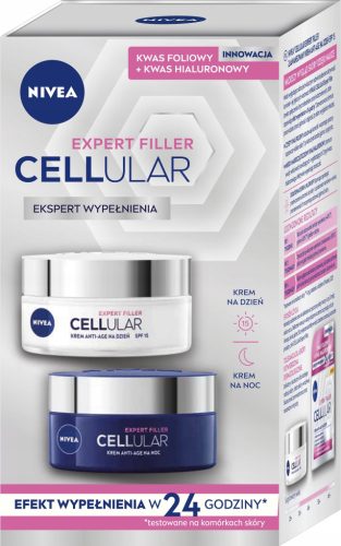  Nivea Hyaluron Cellular Filler Kosmetikset, Tagescreme und Nachtcreme