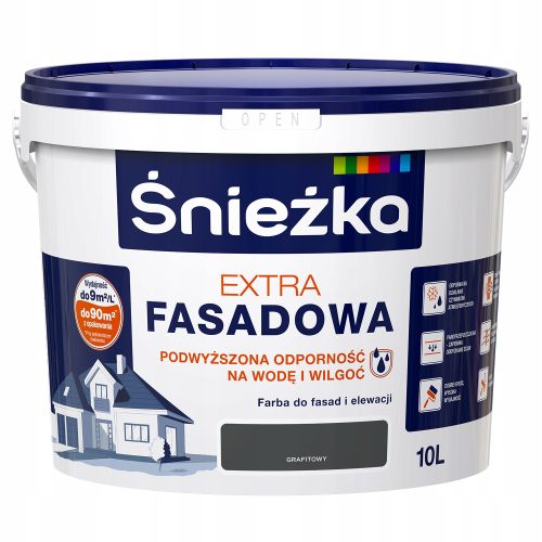 Śnieżka Fassaden-Acrylfarbe 10 l Graphit matt