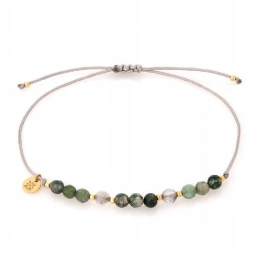  Schnurarmband aus Achat und Quarz ANIA KRUK