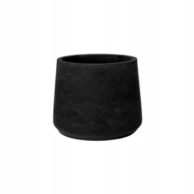    Töpfertöpfe 20 cm x 20 x 16,5 cm Durchmesser 20 cm Keramik schwarz