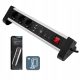  Steckdose, Tisch-USB, Spacetronik, schwarz