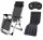 Sonnenliegen und Garten und Terrasse Liegestuhl 140Max Aluminium schwarz