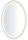  Art-Pol Wandspiegel oval Holzrahmen 780 x 1180 mm