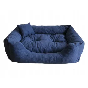  Dar - Mal Hundebett, Blautöne, 80 cm x 60 cm