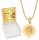 Goldkette 585 Goldmedaille Taufe Kommunion