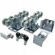 WAGEN-SET SCHIEBETOR 9 ROLLEN 80x80x5 S52