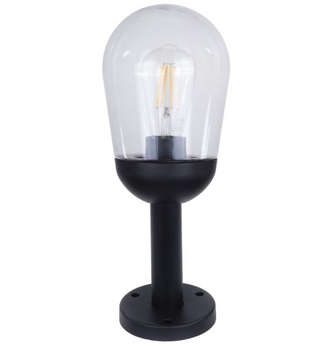  Runder SuperLED E27-Lichtmast, 37 cm, schwarz