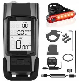  BIKE4U FAHRRADLAMPE 800 lm Akku + Rücklicht