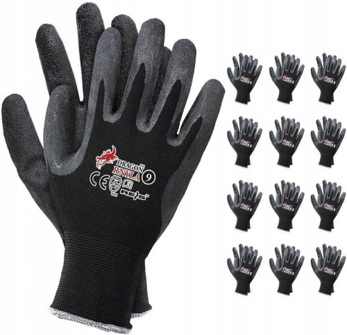 Reis RNYLA BK Handschuhe Größe 7 - S 12 Paar