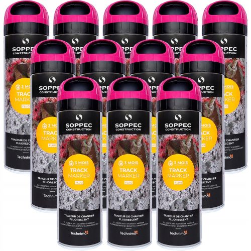 Soppec fluoreszierende geodätische Farbe, rosa 500 ml