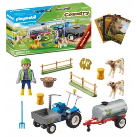  Playmobil Traktor mit Wassertank 70367