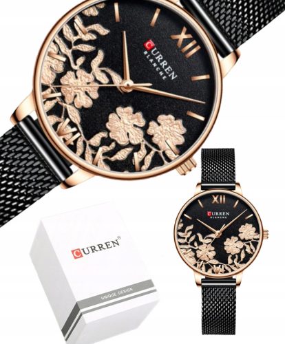  Curren Damenuhr Curren Women Schwarz Schwarz