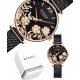  Curren Damenuhr Curren Women Schwarz Schwarz