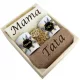  EIN GESCHENK FÜR MAMA UND VATI: EIN SET HANDTÜCHER + BECHER