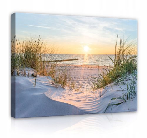  Bild STRAND MEER 3D auf Leinwand für das Wohnzimmer 100x70