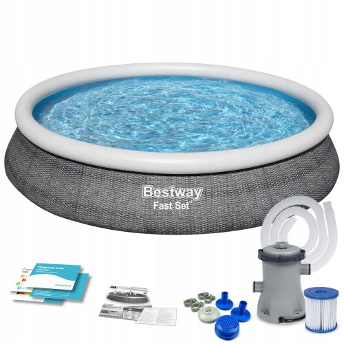 Bestway runder Erweiterungspool 457 x 457 cm