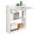  SoBuy FWT92 rechteckiger Schreibtisch 61 x 55 x 75 cm weiß