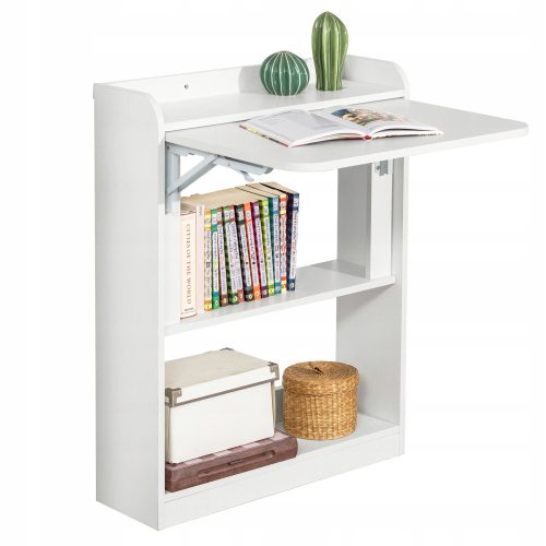  SoBuy FWT92 rechteckiger Schreibtisch 61 x 55 x 75 cm weiß