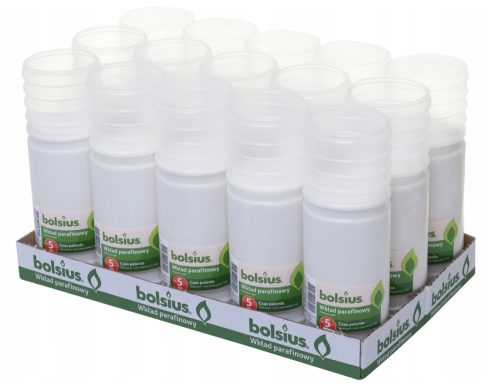 Paraffin-Einsätze für Bolsius-Kerzen, 19,5 cm, 15 Stück
