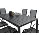 Gartentische und Stühle für die Terrasse Mat-Company Standard-Gartenstuhl aus Textilene, schwarz