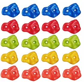 BUNTE Steine zum Klettern 5 Stk