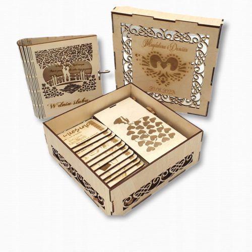 Außergewöhnliches Hochzeitsgeschenkset mit Personalisierung