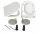 Estiva N Toilettensitz, weißer Duroplast