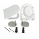 Estiva N Toilettensitz, weißer Duroplast