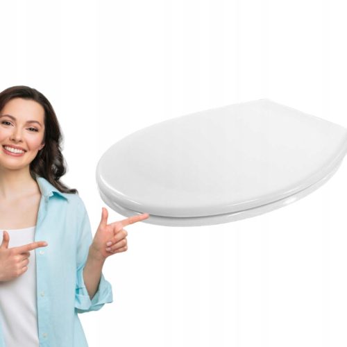Masma Kery Toilettensitz, weißer Duroplast