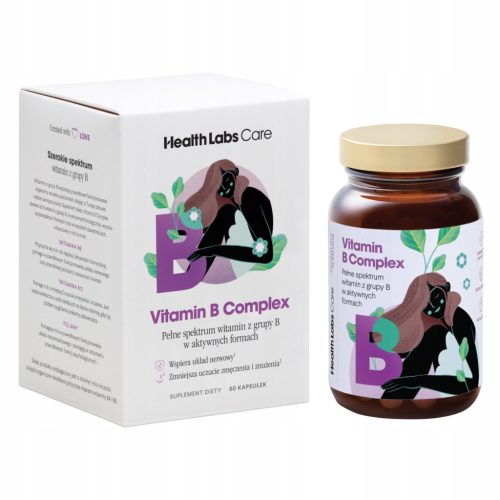 Vitamin B Komplex von HEALTH LABS - Für Nervensystem und mentale Gesundheit, 60 Kapseln